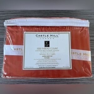 Castle Hill London pumpkin Queen Sheet Set 1000 thread count